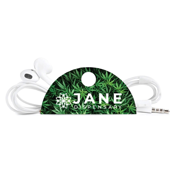 Taco Tech Cord Organizer with Button - Cannabis Design... from ASI 68366 Makana Line LLC
