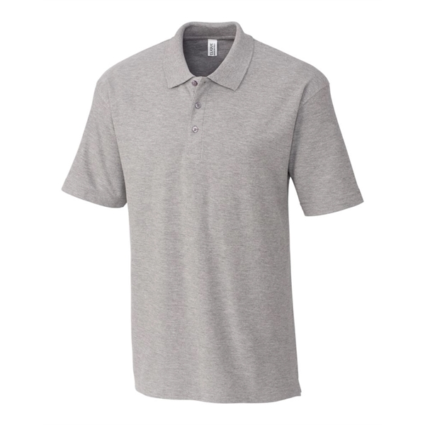 Men's polo with short sleeves, rib-knit collar, three-button placket, and side... from ASI 47965 Cutter & Buck
