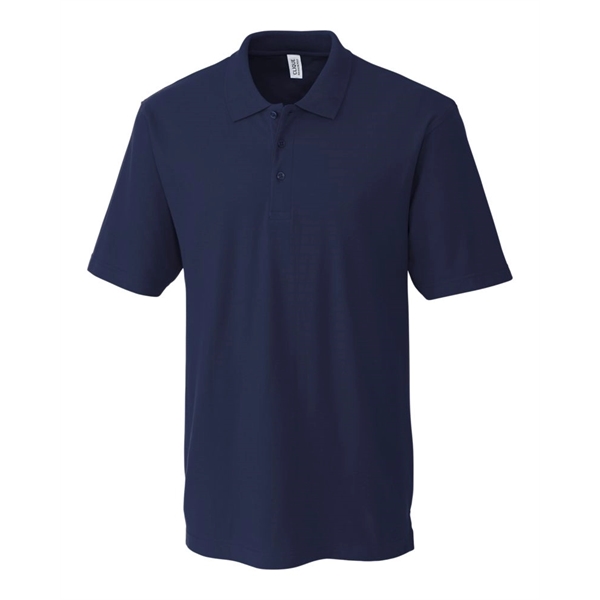 Men's polo with short sleeves, rib-knit collar, three-button placket, and side... from ASI 47965 Cutter & Buck