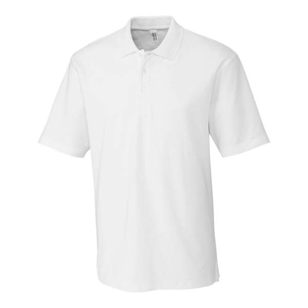 Men's polo with short sleeves, rib-knit collar, three-button placket, and side... from ASI 47965 Cutter & Buck