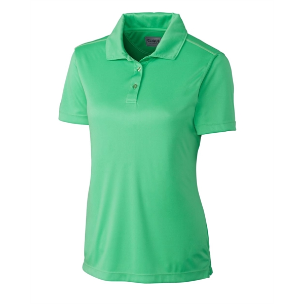 Women's polo with short sleeves, self-fabric collar, and three-button placket.... from ASI 47965 Cutter & Buck