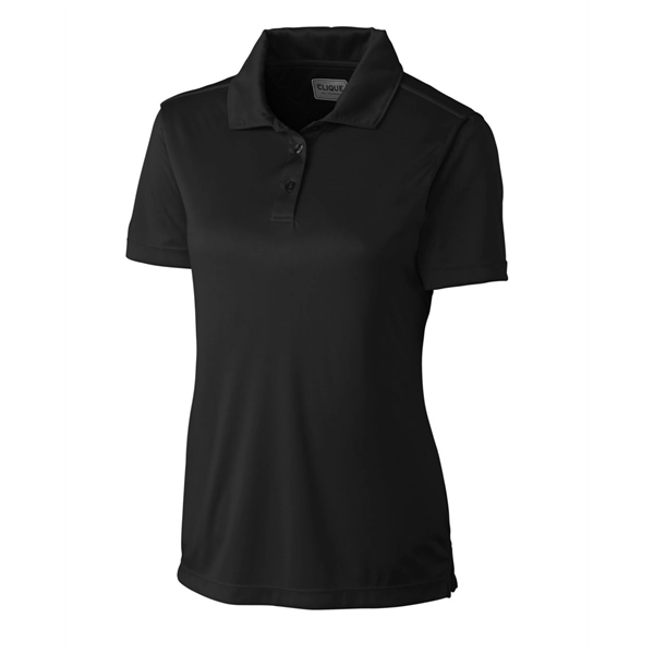Women's polo with short sleeves, self-fabric collar, and three-button placket.... from ASI 47965 Cutter & Buck