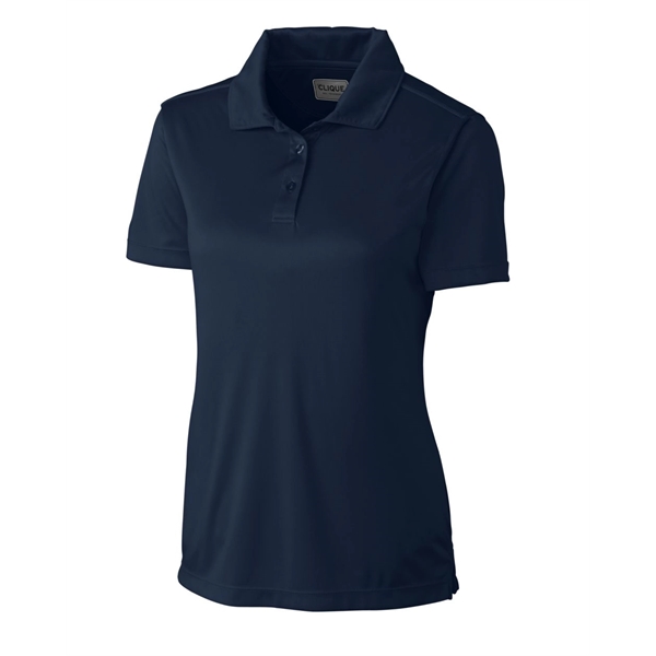 Women's polo with short sleeves, self-fabric collar, and three-button placket.... from ASI 47965 Cutter & Buck