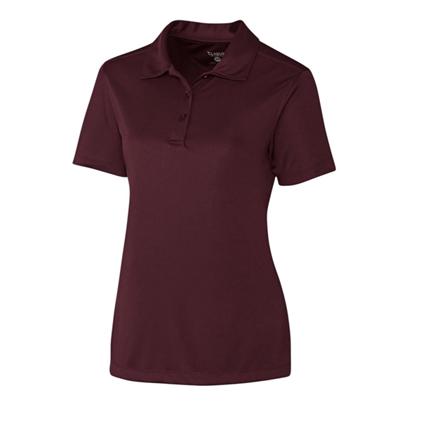 Women's polo with short sleeves, self-fabric collar, and three-button placket.... from ASI 47965 Cutter & Buck