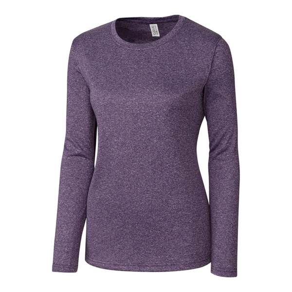 Women's t-shirt with long sleeves and self-fabric neck trim.... from ASI 47965 Cutter & Buck