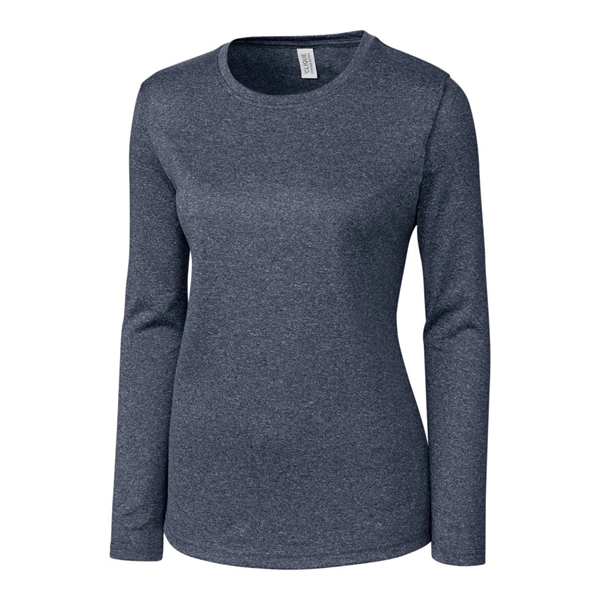 Women's t-shirt with long sleeves and self-fabric neck trim.... from ASI 47965 Cutter & Buck