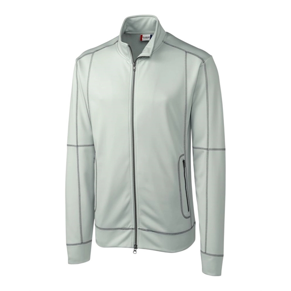 Men's jacket with a full-zip, brushed fleece interior, moisture-wicking performance, and... from ASI 47965 Cutter & Buck