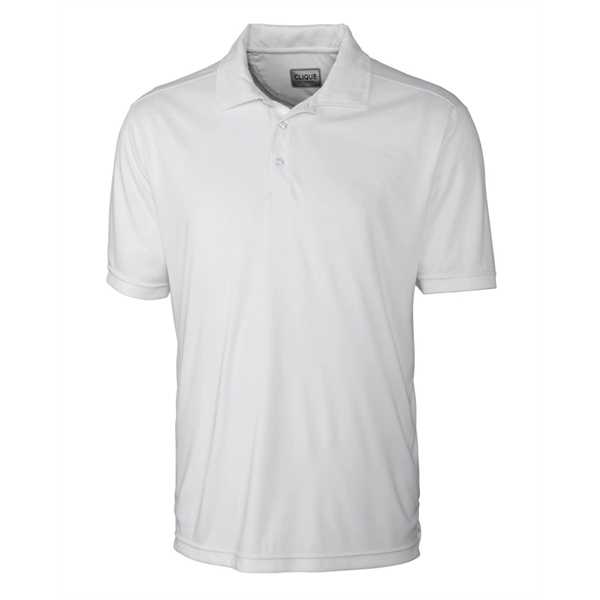 Men's polo with short sleeves, self-fabric collar, three-button placket, and open... from ASI 47965 Cutter & Buck