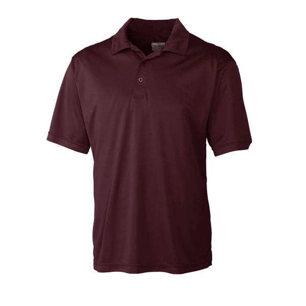 Men's polo with short sleeves, self-fabric collar, three-button placket, and open... from ASI 47965 Cutter & Buck