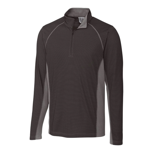 Men's sweatshirt with a half-zip, moisture-wicking performance, and crewneck.... from ASI 47965 Cutter & Buck
