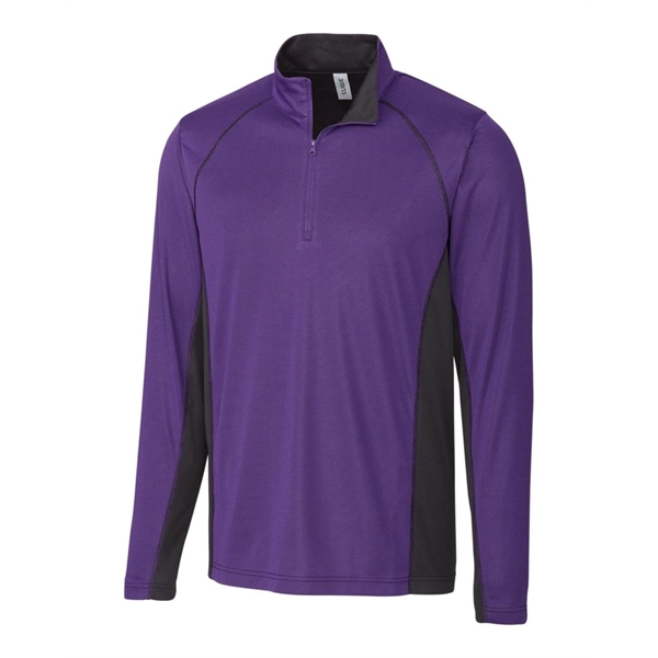 Men's sweatshirt with a half-zip, moisture-wicking performance, and crewneck.... from ASI 47965 Cutter & Buck