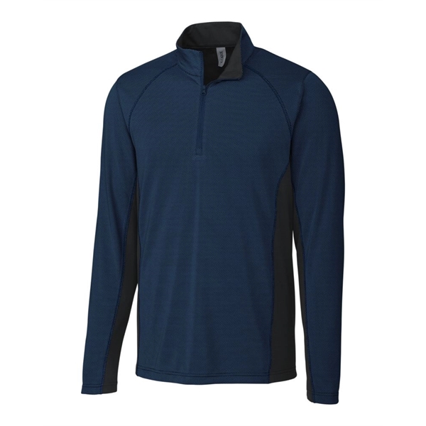 Men's sweatshirt with a half-zip, moisture-wicking performance, and crewneck.... from ASI 47965 Cutter & Buck