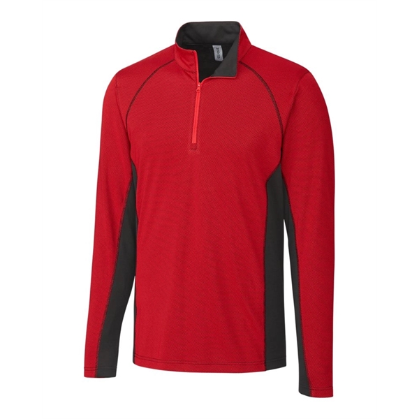 Men's sweatshirt with a half-zip, moisture-wicking performance, and crewneck.... from ASI 47965 Cutter & Buck