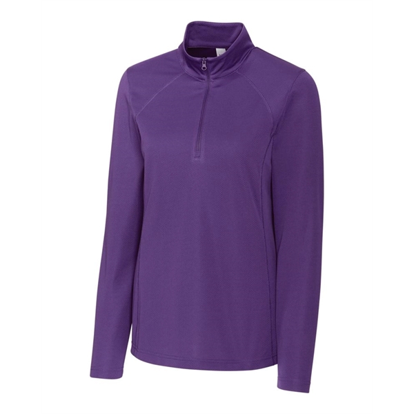 Women's sweatshirt with a half-zip.... from ASI 47965 Cutter & Buck