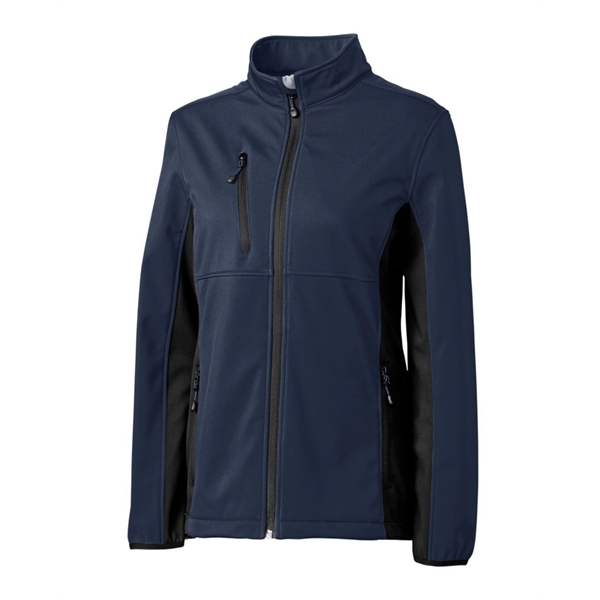 Women's jacket with a full-zip, water resistance, zippered chest pocket, and... from ASI 47965 Cutter & Buck