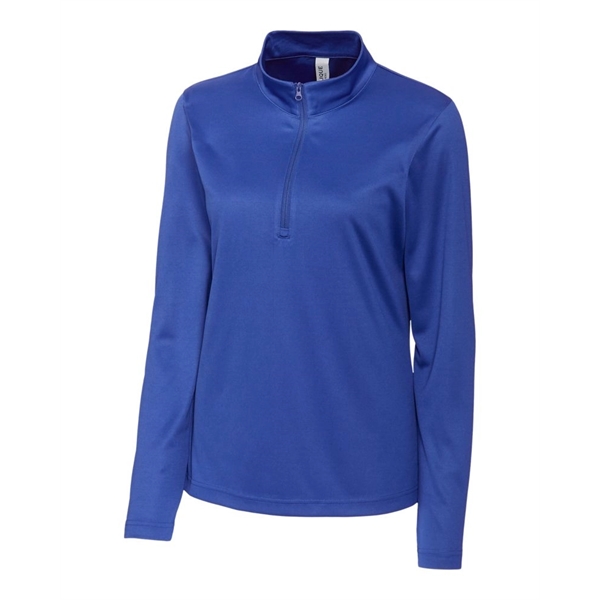 Women's sweatshirt with a half-zip and long sleeves.... from ASI 47965 Cutter & Buck