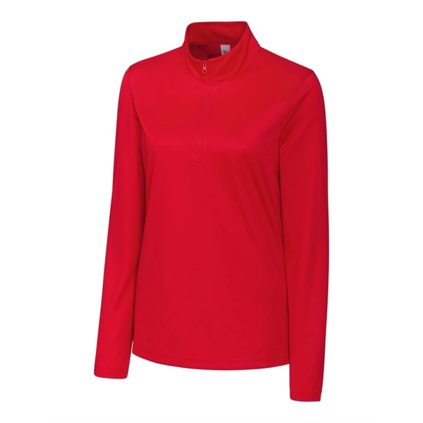 Women's sweatshirt with a half-zip and long sleeves.... from ASI 47965 Cutter & Buck