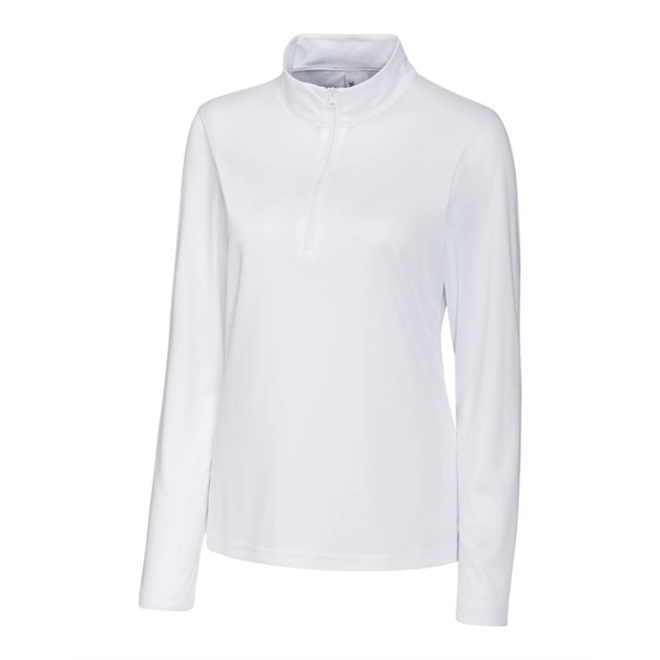 Women's sweatshirt with a half-zip and long sleeves.... from ASI 47965 Cutter & Buck
