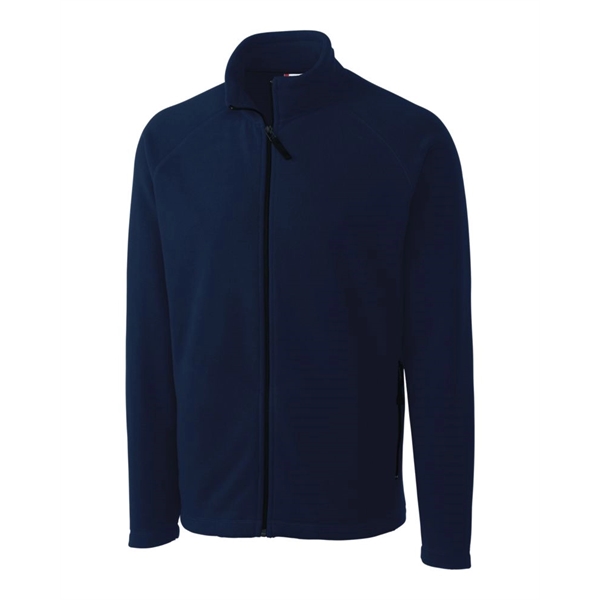 Men's jacket with a full-zip, self-fabric mock neck, two front zippered... from ASI 47965 Cutter & Buck