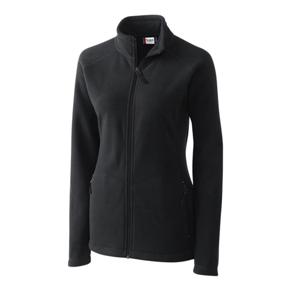 Ladies' jacket with a full-zip, two zippered on-seam pockets, self-fabric mock... from ASI 47965 Cutter & Buck