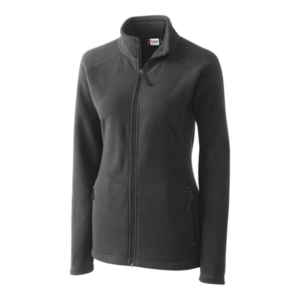 Ladies' jacket with a full-zip, two zippered on-seam pockets, self-fabric mock... from ASI 47965 Cutter & Buck