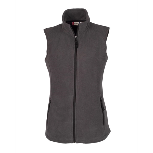 Women's vest with a full-zip, two zippered pockets, full-zip, mock neck,... from ASI 47965 Cutter & Buck