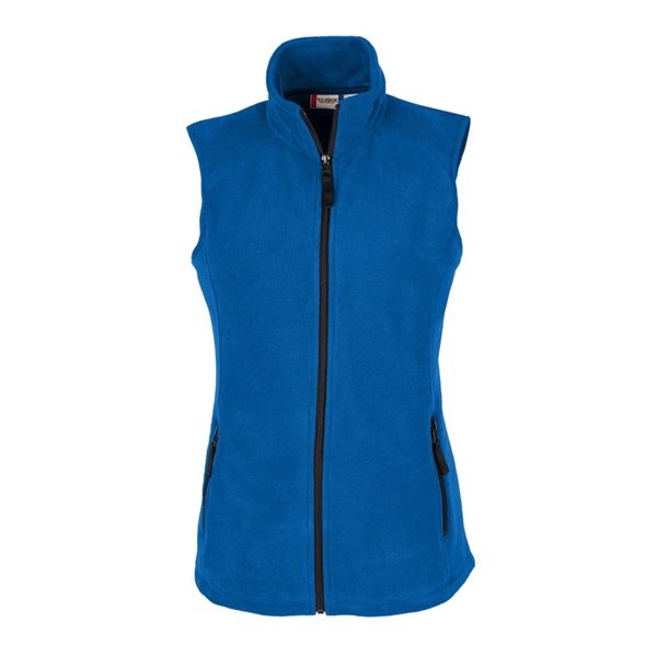 Women's vest with a full-zip, two zippered pockets, full-zip, mock neck,... from ASI 47965 Cutter & Buck