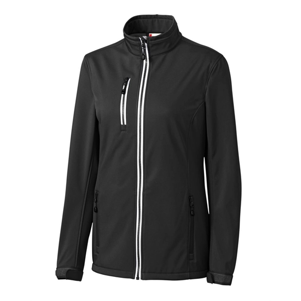 Ladies' jacket with a full-zip, water resistance, zippered chest pocket, and... from ASI 47965 Cutter & Buck