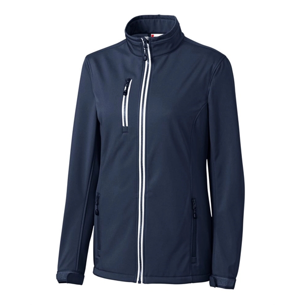 Ladies' jacket with a full-zip, water resistance, zippered chest pocket, and... from ASI 47965 Cutter & Buck