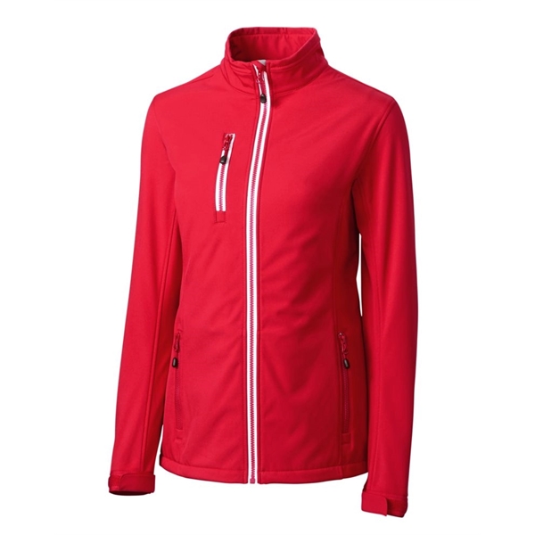 Ladies' jacket with a full-zip, water resistance, zippered chest pocket, and... from ASI 47965 Cutter & Buck