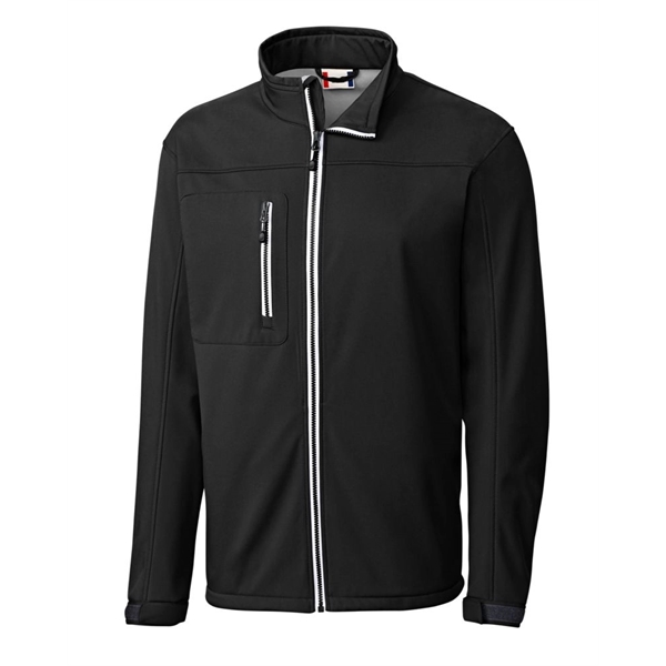 Men's jacket with a full-zip, water resistance, zippered chest pocket, and... from ASI 47965 Cutter & Buck