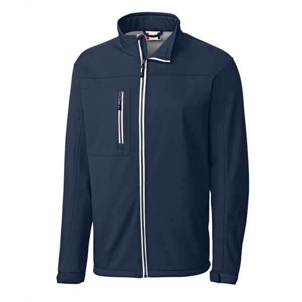 Men's jacket with a full-zip, water resistance, zippered chest pocket, and... from ASI 47965 Cutter & Buck