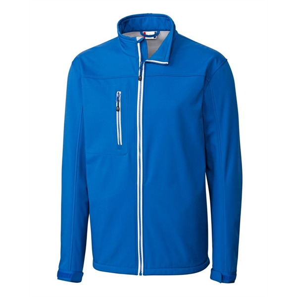 Men's jacket with a full-zip, water resistance, zippered chest pocket, and... from ASI 47965 Cutter & Buck