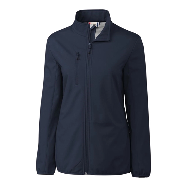 Women's jacket with a full-zip, water resistance, zippered chest pocket, and... from ASI 47965 Cutter & Buck