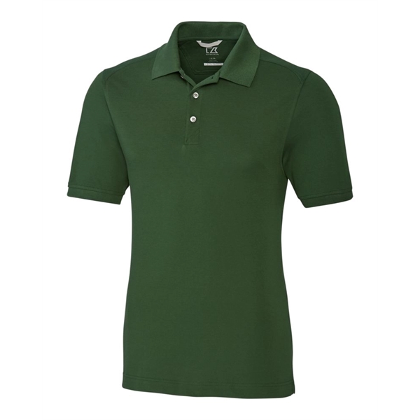 Men's polo with short sleeves, UPF 35+ protection, moisture-wicking performance, collar,... from ASI 47965 Cutter & Buck