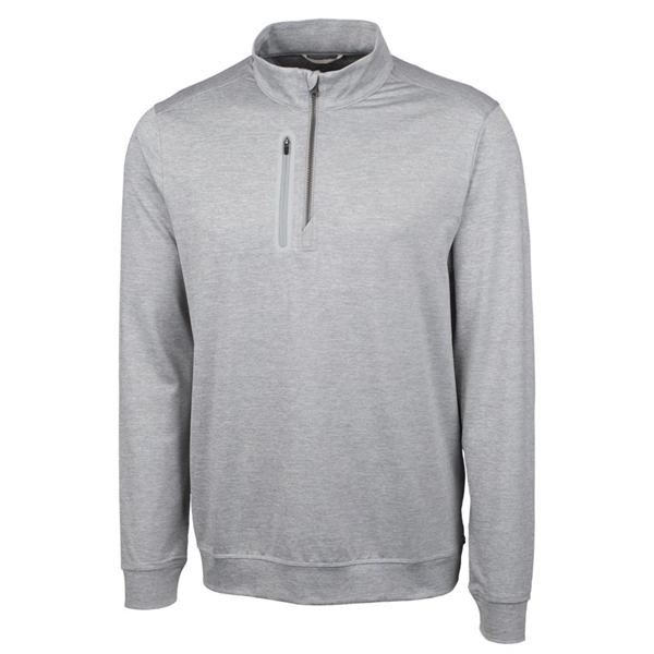 Men's sweatshirt with a quarter-zip, chest pocket, UPF 50+ protection, moisture-wicking... from ASI 47965 Cutter & Buck