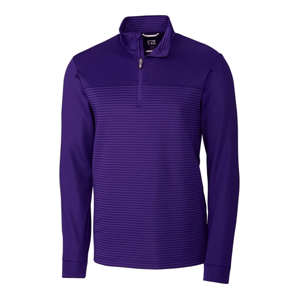 Men's sweatshirt with a half-zip, UPF 50+ protection, matte fabric finish,... from ASI 47965 Cutter & Buck