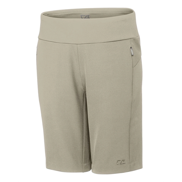 Women's shorts with UPF 50+ protection, moisture-wicking performance, waistband, pockets, and... from ASI 47965 Cutter & Buck
