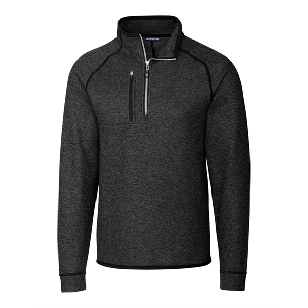 Men's sweatshirt with a half-zip, brushed fleece interior, chest pocket, and... from ASI 47965 Cutter & Buck