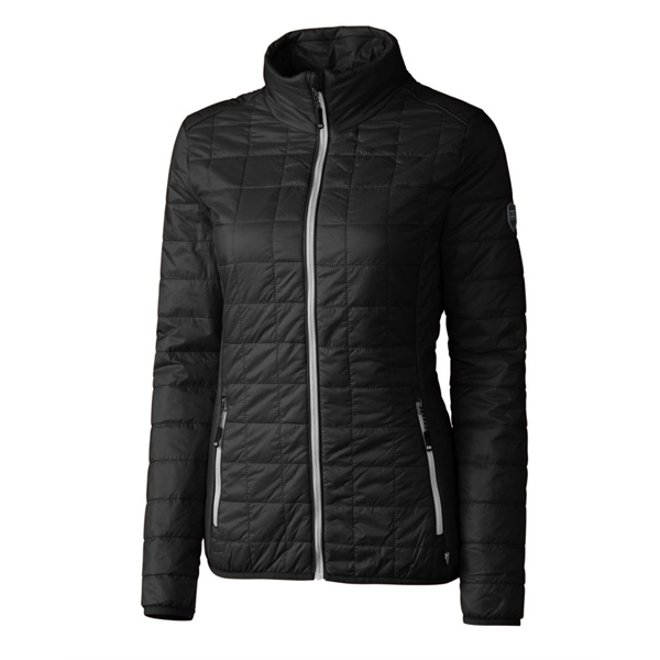 Women's puffer jacket with a full-zip, insulation, hood, wind and water... from ASI 47965 Cutter & Buck