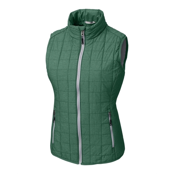Women's puffer vest with insulation, wind and water resistance, pockets, and... from ASI 47965 Cutter & Buck