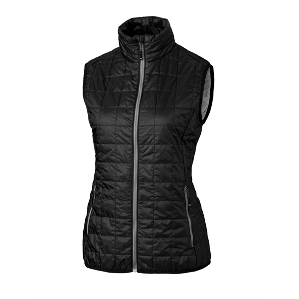 Women's puffer vest with insulation, wind and water resistance, pockets, and... from ASI 47965 Cutter & Buck