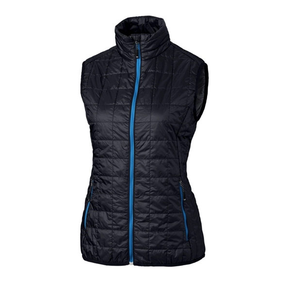 Women's puffer vest with insulation, wind and water resistance, pockets, and... from ASI 47965 Cutter & Buck