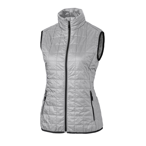 Women's puffer vest with insulation, wind and water resistance, pockets, and... from ASI 47965 Cutter & Buck