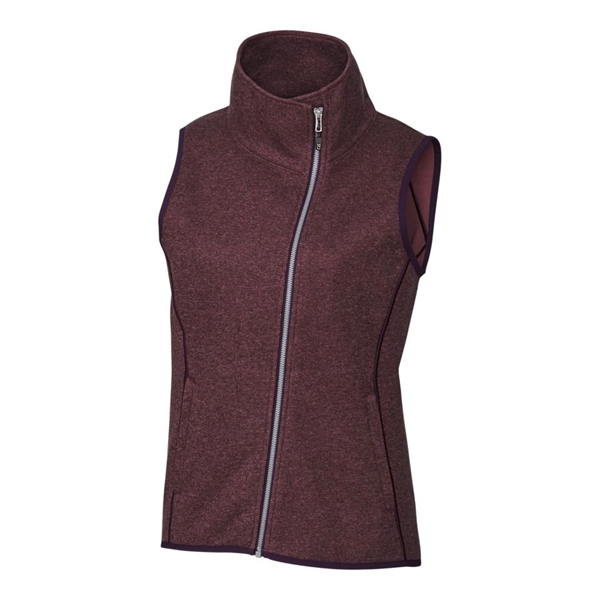 Women's vest with a full-zip, welt pockets, and zip closure.... from ASI 47965 Cutter & Buck