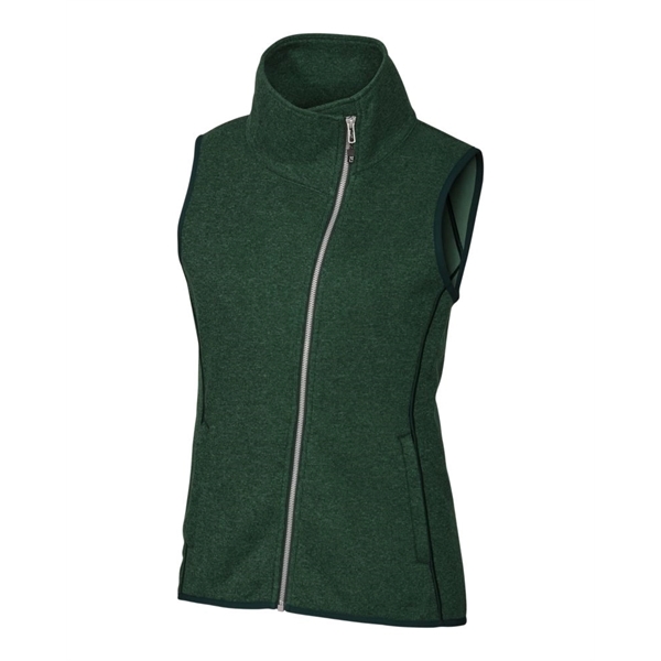 Women's vest with a full-zip, welt pockets, and zip closure.... from ASI 47965 Cutter & Buck