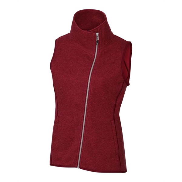 Women's vest with a full-zip, welt pockets, and zip closure.... from ASI 47965 Cutter & Buck