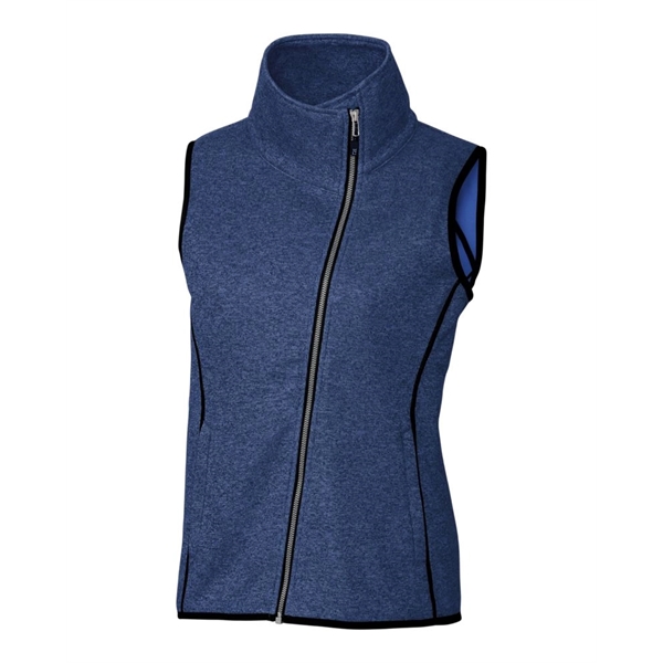 Women's vest with a full-zip, welt pockets, and zip closure.... from ASI 47965 Cutter & Buck