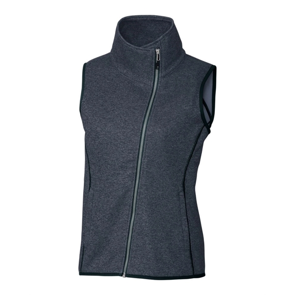 Women's vest with a full-zip, welt pockets, and zip closure.... from ASI 47965 Cutter & Buck