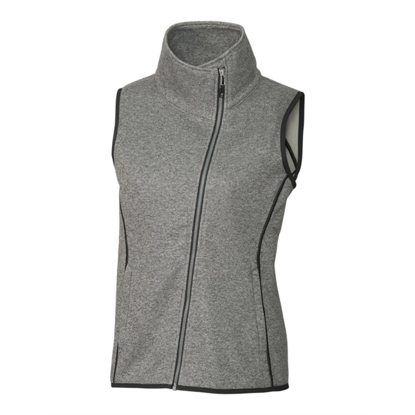 Women's vest with a full-zip, welt pockets, and zip closure.... from ASI 47965 Cutter & Buck